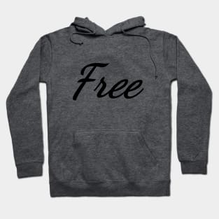 Free Typography Art Minimal Design Hoodie